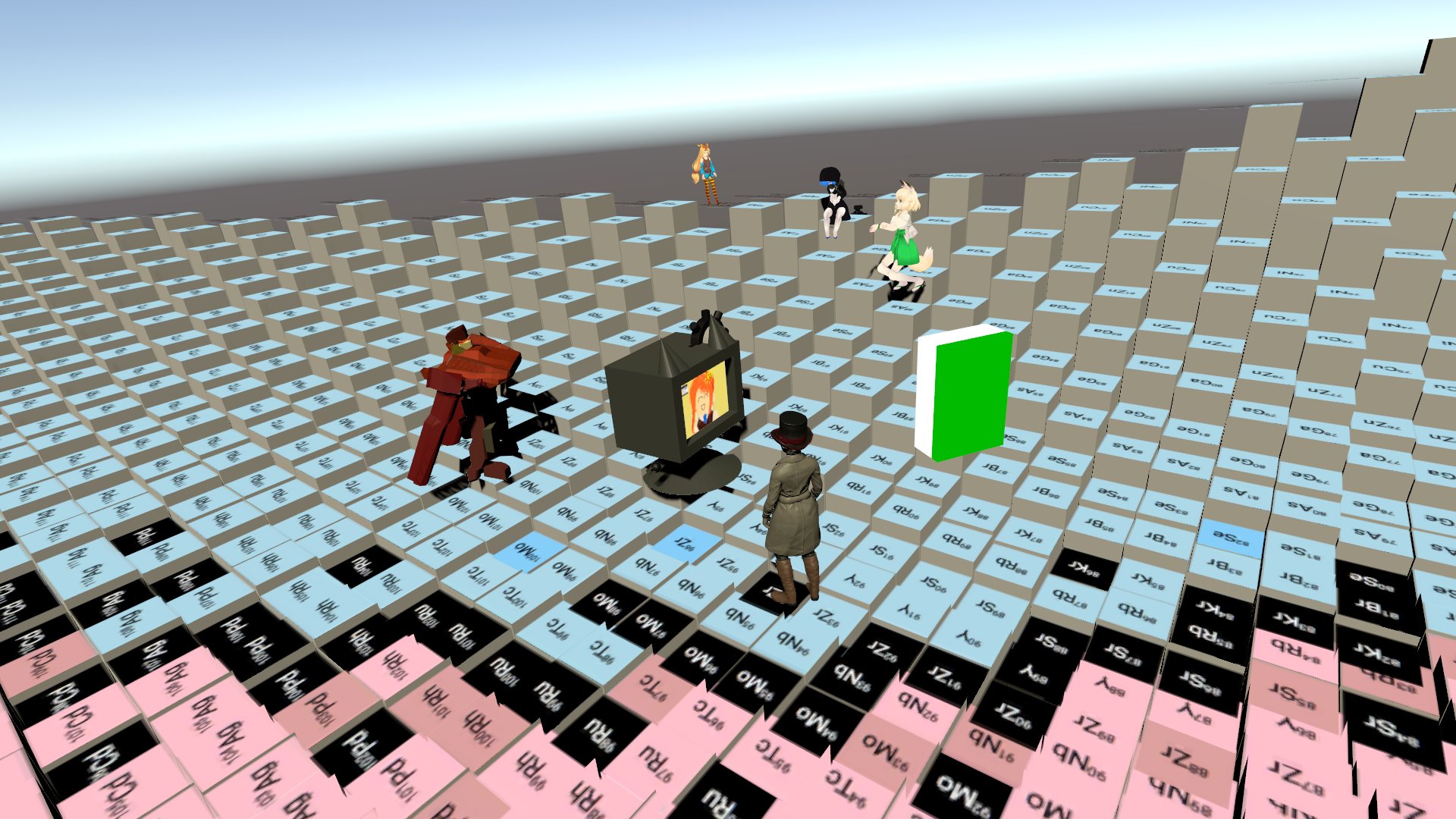 番匠カンナ バーチャル建築家 En Twitter ハイゼンベルクの谷 で談笑するvrアカデミアの面々 昨日から作り始めた新ワールドだよ これから物理学の概念や数式をもとに空間をつくるよ Vr建築 Vrアカデミア T Co 19pgnfgzru Twitter