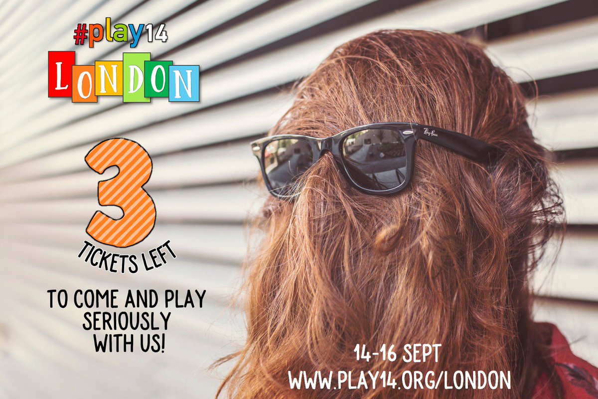 Just 3 tickets left!
play14.org/london

#play14