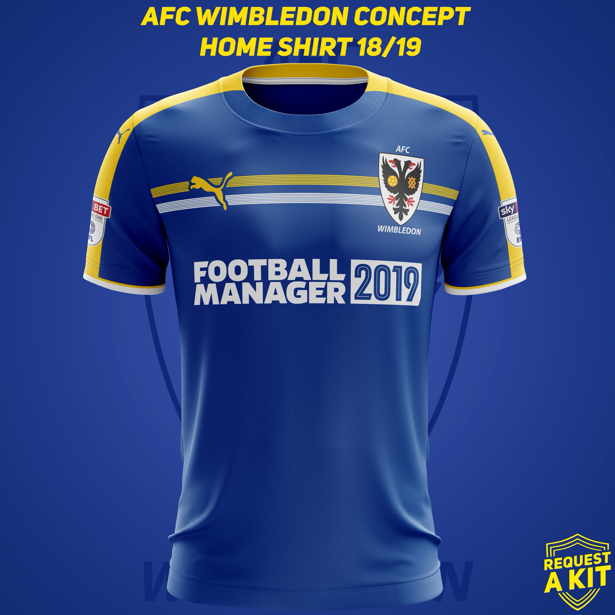 new afc wimbledon kit