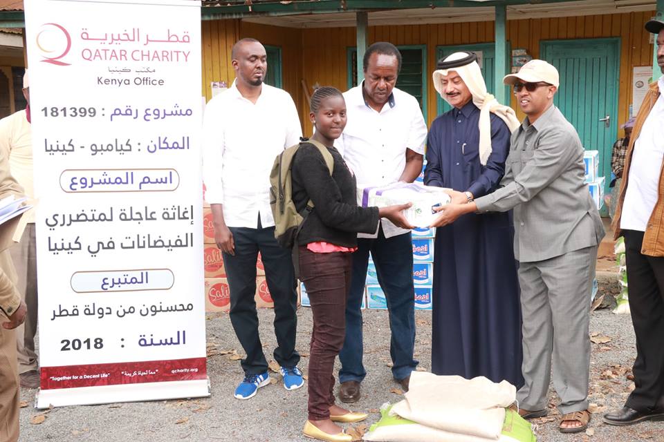 Qatar Charity donated dry food items to over 600 households in Kiambaa Constituency. The program was attended by the Qatar Ambassador to Kenya, His Excellency Jabr Bin Ali Al-Dosari, Qatar Charity Country Director Mohamed Hussein, and other top officials were also present.