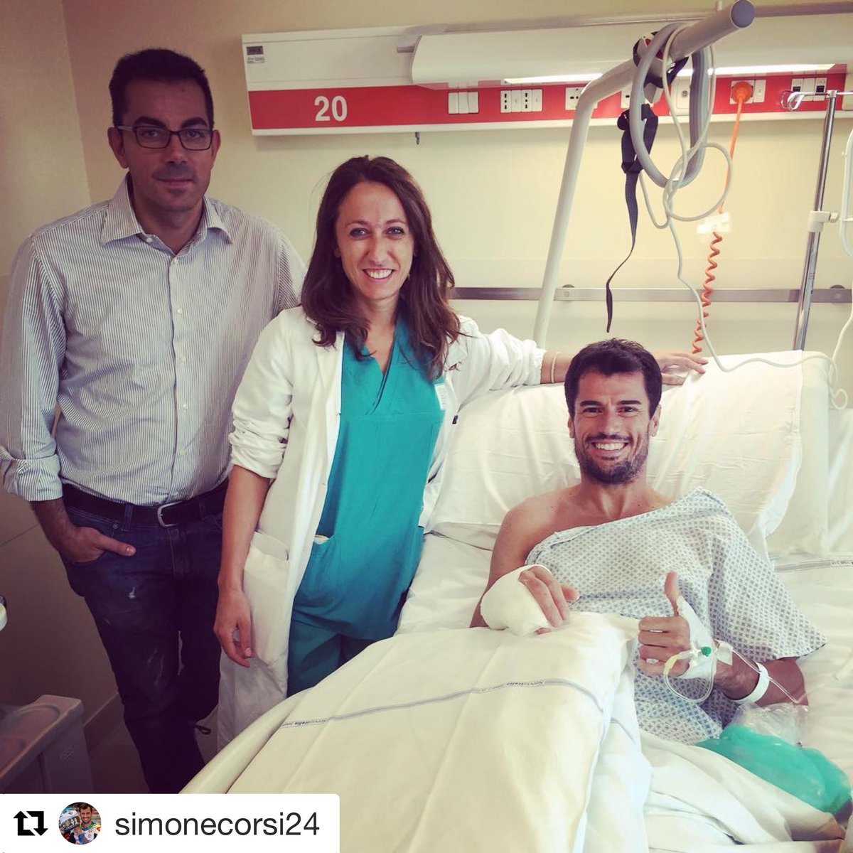#repost <a href="/simonecorsi/">Simone Corsi</a> Operazione riuscita👍 Grazie alla dott. Letizia Marenghi per l’intervento e a Michele Zasa che mi ha assistito in tutto 😉
—-
<a href="/simonecorsi/">Simone Corsi</a> Thank you for your confidence in us!
Grazie per la fiducia!