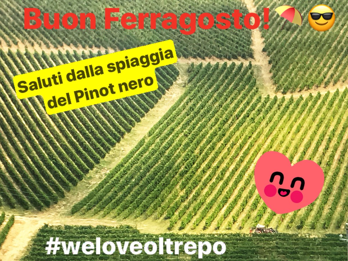 Ognuno ha le sue spiagge 🏖 ...
Buon Ferragosto! Brindate Oltrepò! #weloveoltrepo #Ferragosto #ferragosto2018