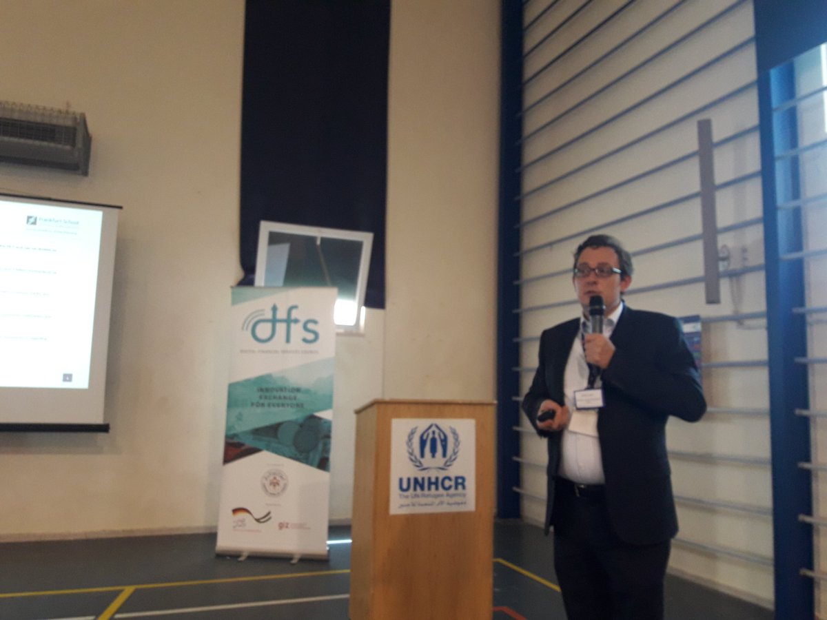 braun_kat's tweet photo. Discussing the potentials of blockchain for financial inclusion and development with experts from the @FrankfurtSchool at the DFS Council in #Jordan! Very exciting! #Digittances @CentralBankjo @giz_gmbh https://t.co/7n774lgvh7