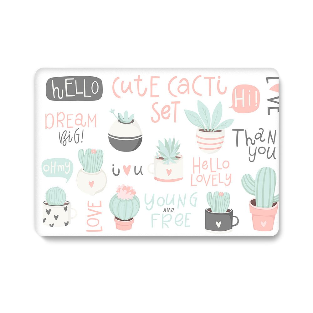 CrystalOu1's tweet image. Cactus design for Macbook case.  #printedcase #UVcase #macbookcase #macbookcover #case #casing