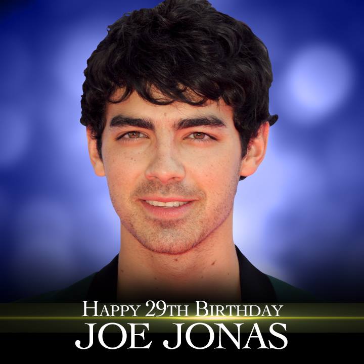 Happy Birthday to singer Joe Jonas. He turns 29 today.   