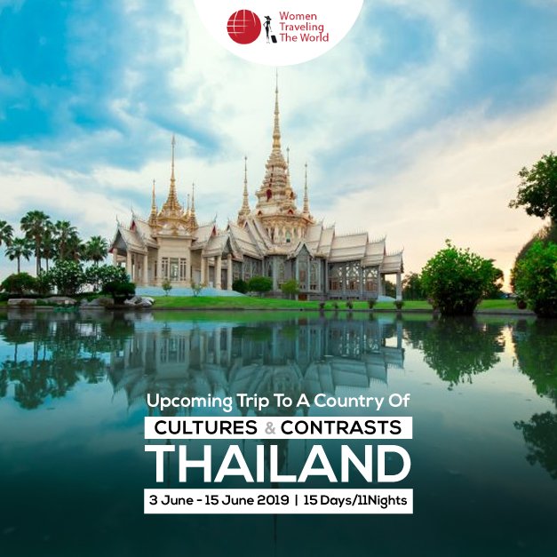 womentraveltour's tweet image. Fly away #Thai with @womentraveltour. 
Book your tickets today! buff.ly/2P6Cnoc
#GroupTravelers #WomenTrips #Travellers #Solotrips