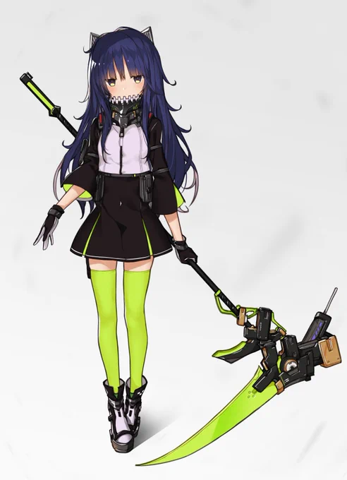 鎌の武装女子塗れた 