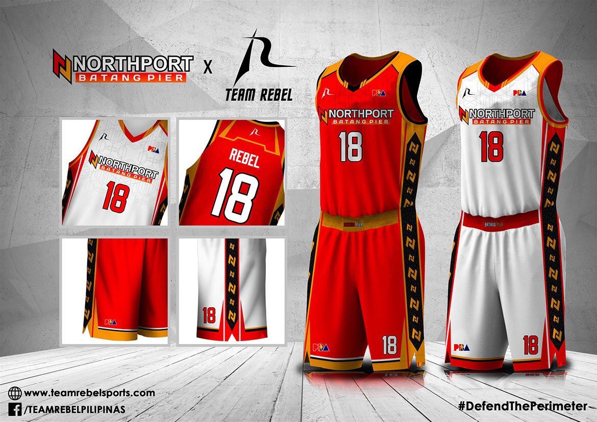 pba jersey uniform design