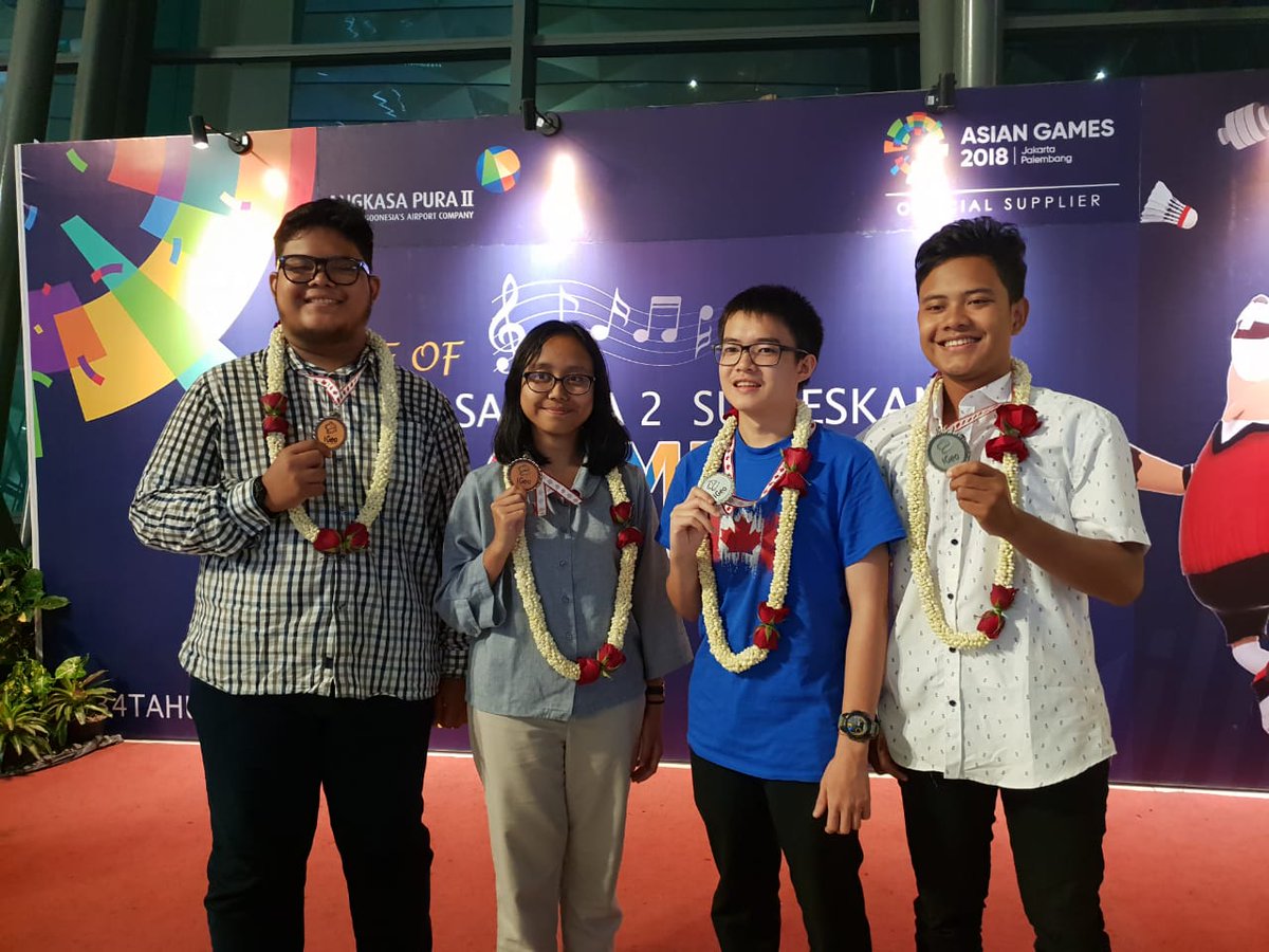 Siswa SMA Indonesia Raih 2 Perak dan 2 Perunggu pada IGeo 2018 kemdikbud.go.id/main/blog/2018…