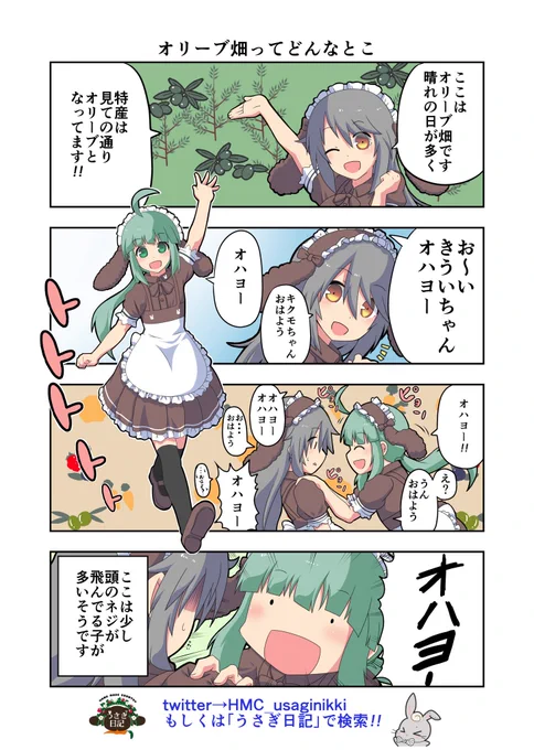 こちらは「HandMadeCountryうさぎ日記」様を題材にした漫画です。
ご覧になった方々是非うさぎ日記をチェックしてみてくださいね。
うさぎ日記様👉@HMC_usaginikki 