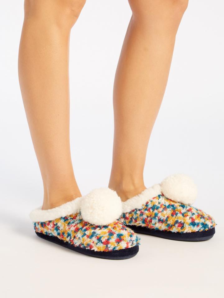 white stuff slippers