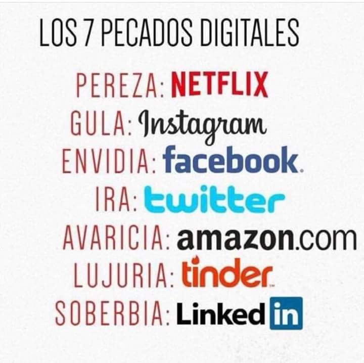TeDivorcio_com's tweet photo. Los 7 pecados digitales ... #derecho #abogados @ipllegal @SinRastro_net @TeDivorcio_com #lifestyle https://t.co/9bTOrKIFxv