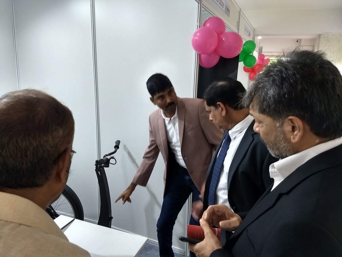tietranrove's tweet photo. Glimpse of @tietranmobility at @WRICitiesIndia #MobilityStartupFestival supported by @hmrgov @ltmhyd @TiEHyderabad @ToyotaMobFdn
@hmrgov MD Mr.NVS Reddy @md_hmrl , Chairman of Phoenix Group @schukkapalli at #TieTrancycleloop Stall
#TieTran #Cycleloop #PRT #UrbanMobility https://t.co/okXwVEktTZ