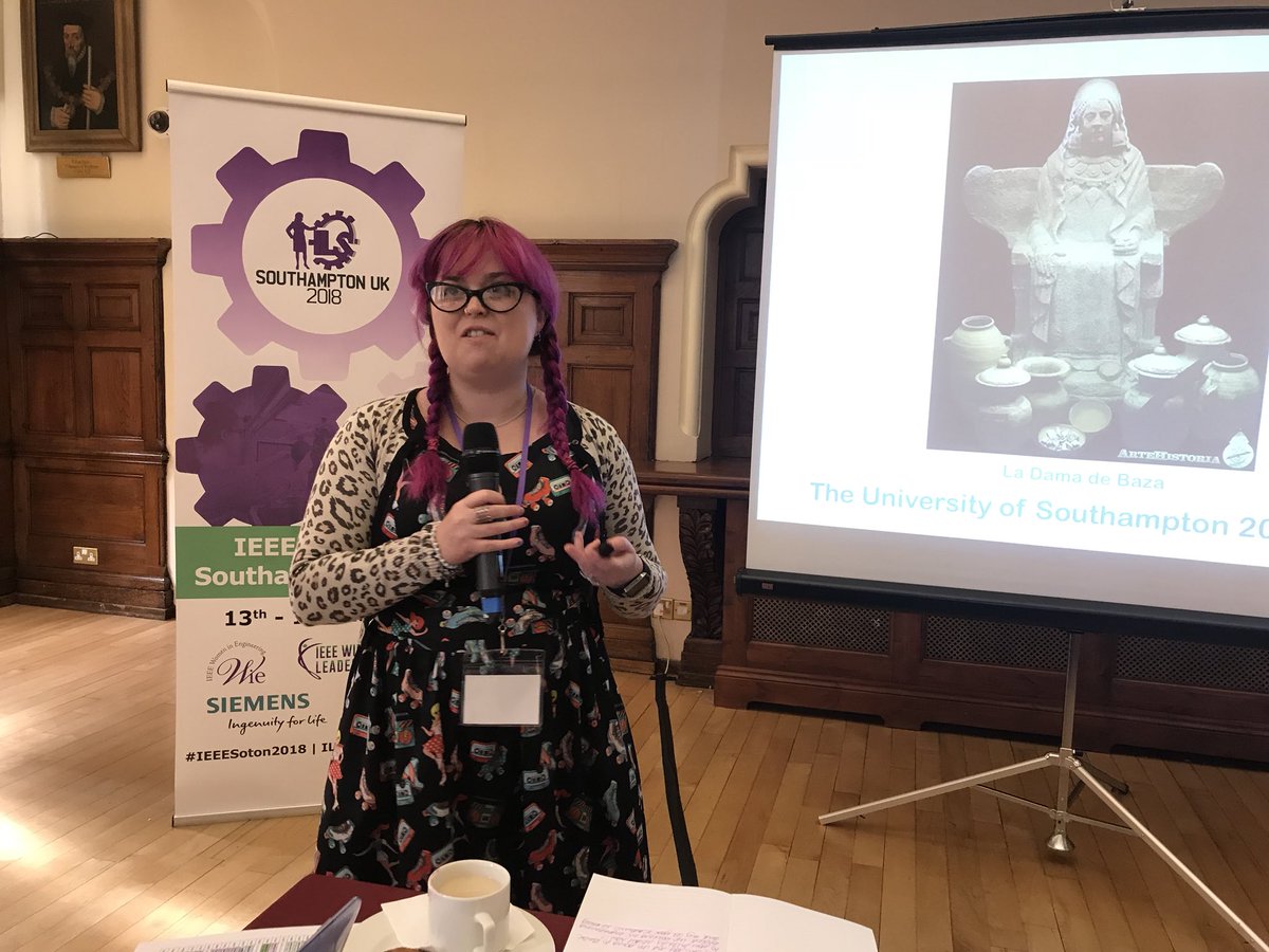 IEEEsoton2018's tweet photo. Our second leadership talk was given by Joy Richardson. She shares with us her unconventional experiences to success.  @JoyStixxx 

#ieeesoton2018 https://t.co/CHyCxS4gAD