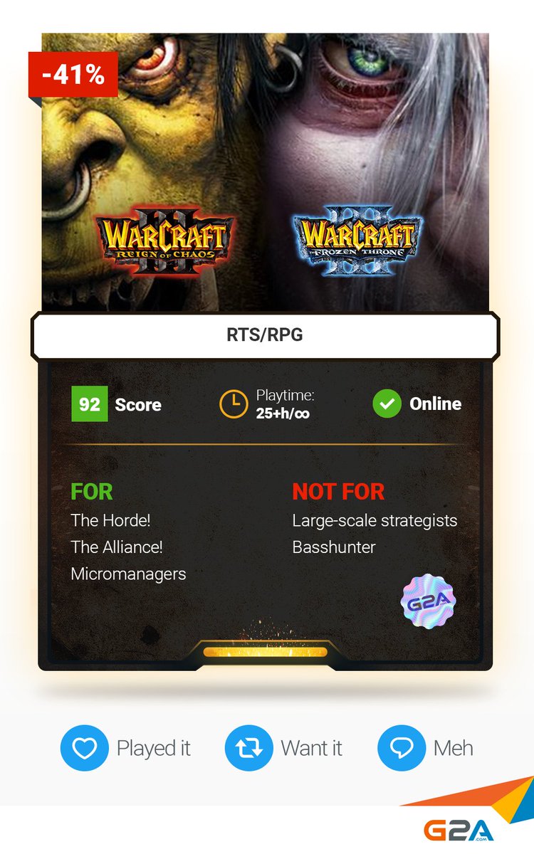 Needs a remake? #worldofwarcraft

🛒 bit.ly/Warcraft-3-GoId 🛒
