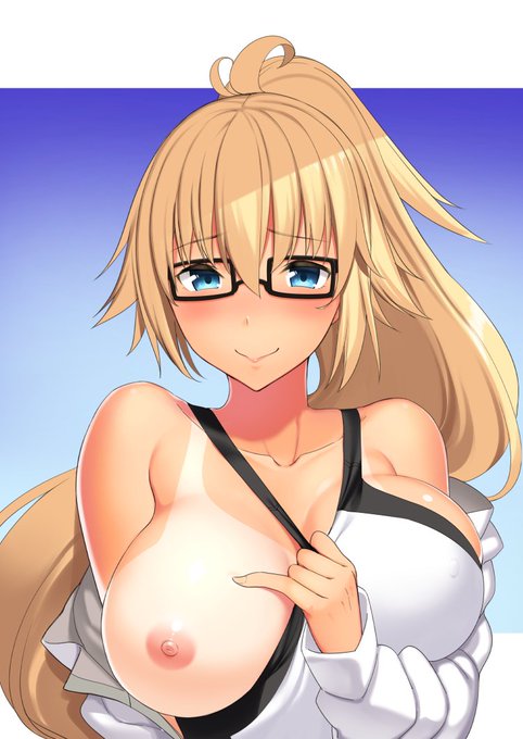 日焼け跡をこっそり見せてくれるジャンヌお姉ちゃん 