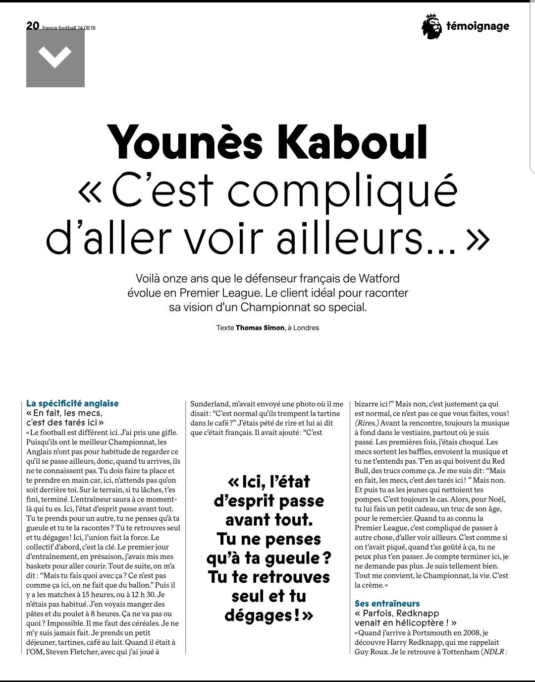 Plfrance On Twitter Itw De Younes Kaboul Dans France