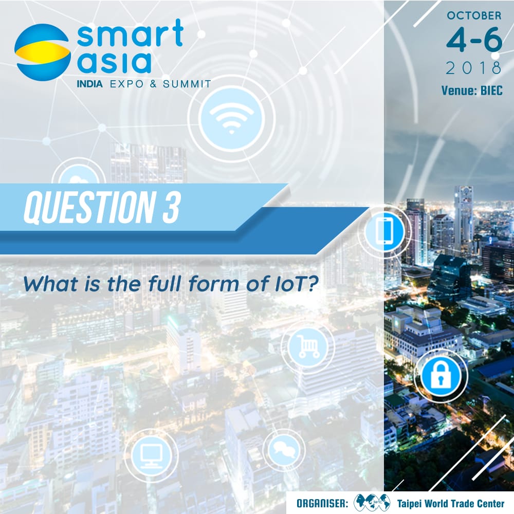 smartasiaexpo's tweet image. If you're tech savvy, this one is as easy as it gets!

Retweet and like all questions!

#Smartizen #Iot