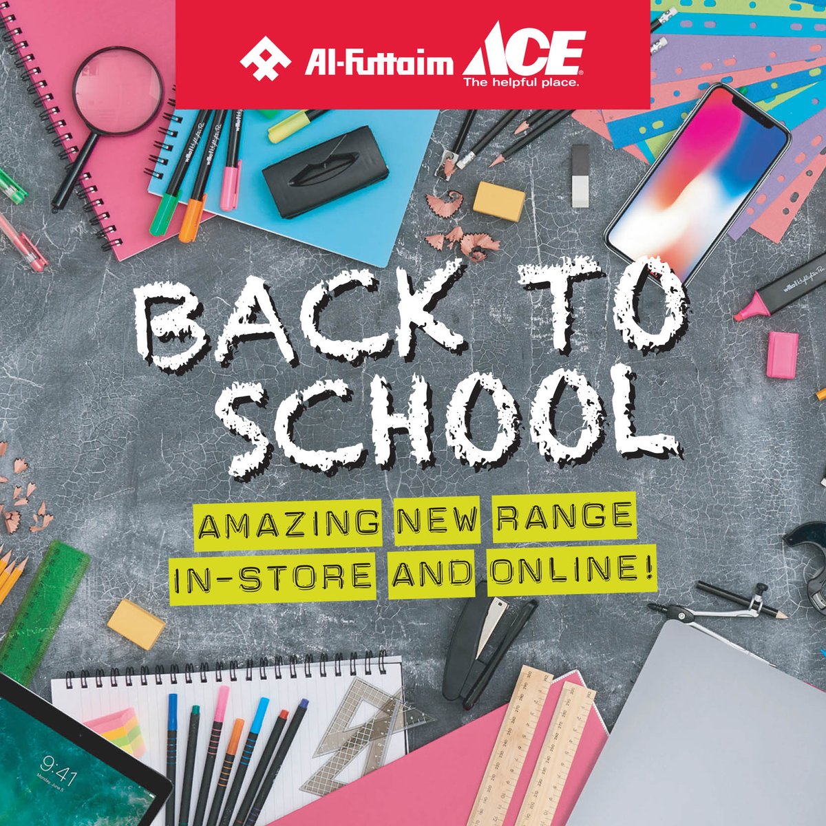 DalmaMall's tweet photo. Parents 1 month to go! How excited are you’ll? Visit #AlFuttaimACE in-store or online and get everything you need for your child to be #SchoolReady
!تبقى شهر واحد فقط للعودة إلى المدرسة! لتستعدوا للعودة إلى المدرسة مع الفطيم إيس... زوروا فروعنا أو تسوقوا من على موقعنا الالكتروني https://t.co/cQatWFZJ2r