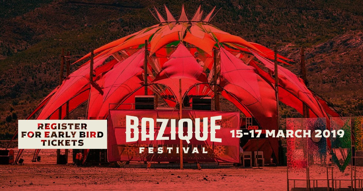REGISTER NOW for EARLY BIRD TICKETS and you will be given a heads up when they go on sale at a super discounted price!
bit.ly/2ni0DqS 
#Baziquefestival
