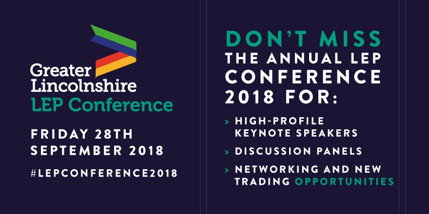 There are still some free places left at our #LEPConference2018 <a href="/LincsShowground/">Lincolnshire Showground</a> on Friday 28th September. Book your place now: lepconference.co.uk
