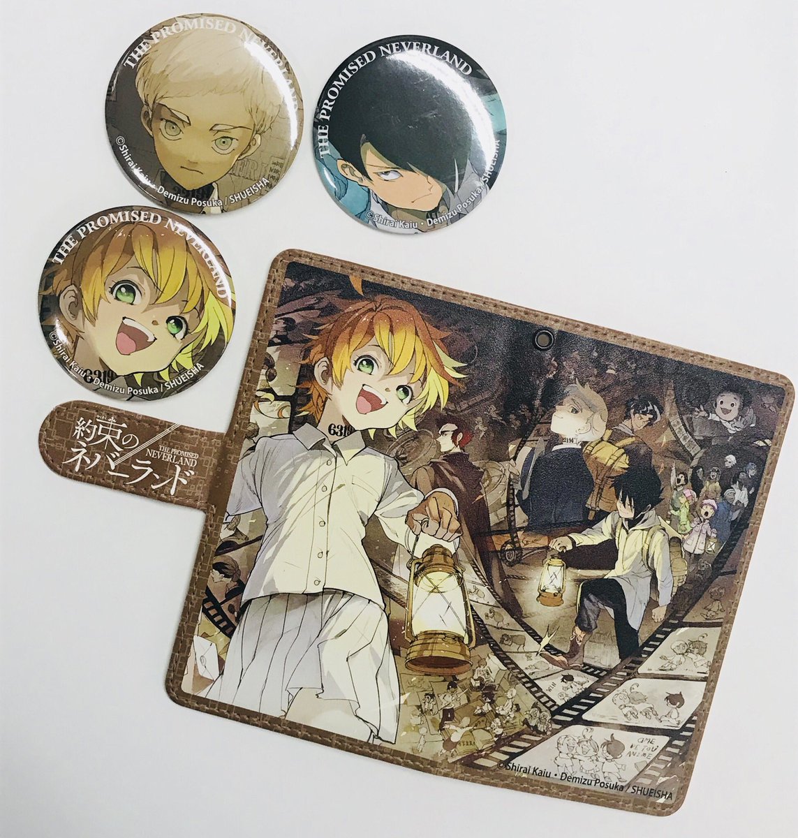 約束のネバーランド フルスコア組缶バッジ ジャンプgiga