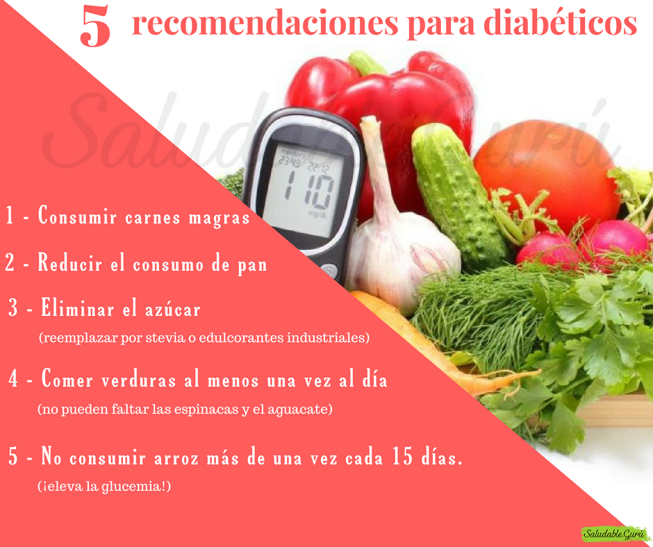 recomendaciones de alimentos para la diabetes tipo 2