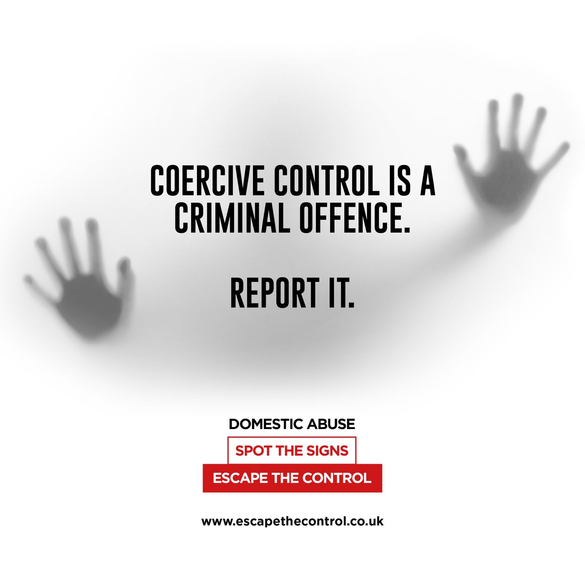 escape_control's tweet photo. It is a criminal offence in England and Wales for someone to subject you to coercive control. To find out more, visit https://t.co/j1IrFBuzzk https://t.co/Fge9Bykgsb