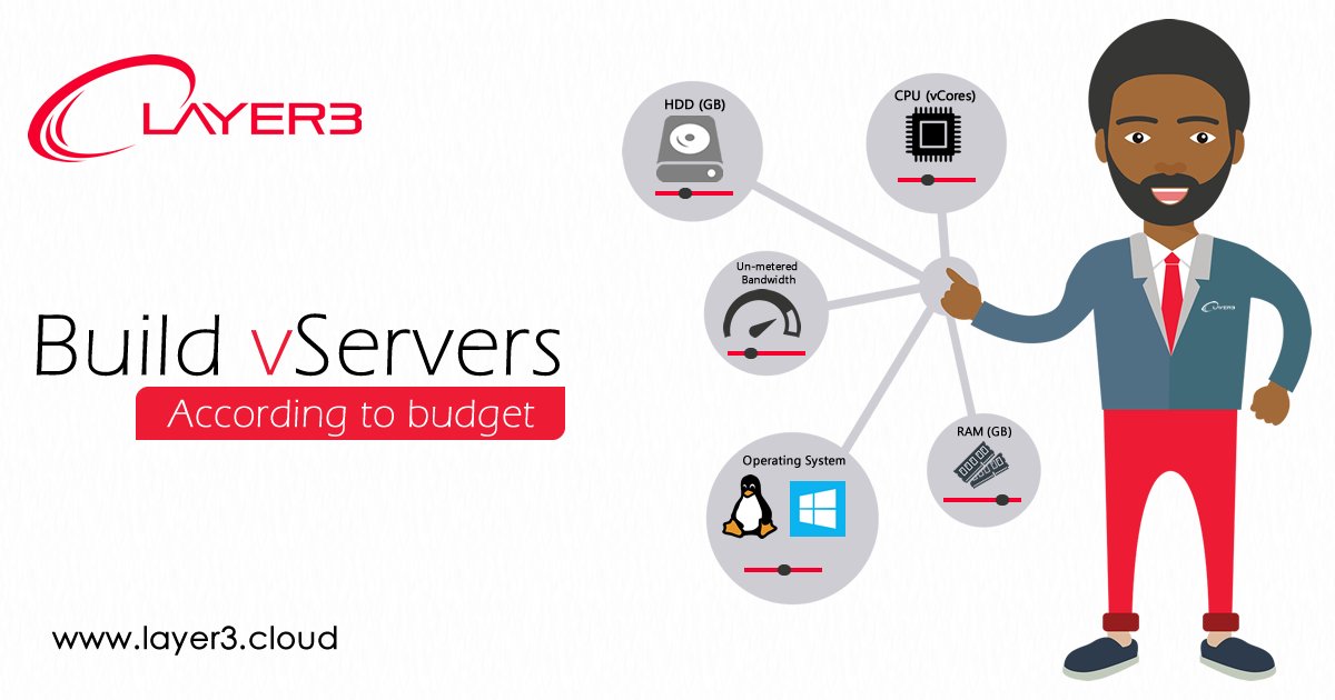 Layer3NIGERIA's tweet photo. #DidYouKnow that with Layer3 Cloud, you can build custom #vServers according to your #budget? Learn More >> https://t.co/LCUnWpCMvV https://t.co/MV71St0mfm
