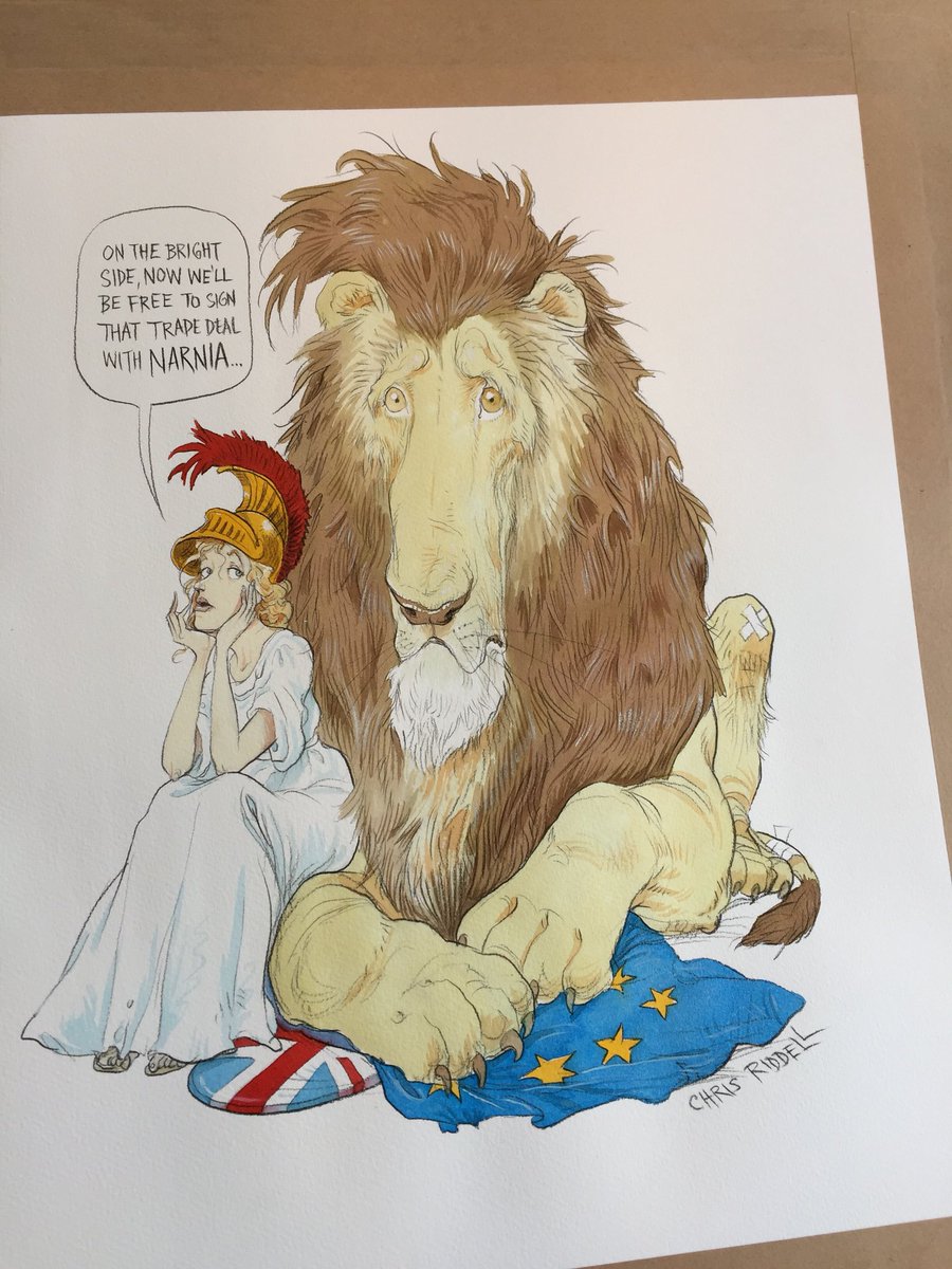Chris Riddell Cartoon - Brexit Narnia : r/ukpolitics
