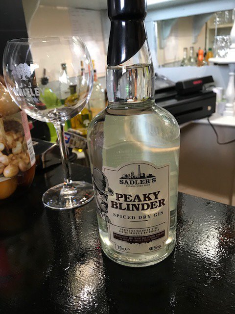 ...now Eggs Benedict have peeked...have looked for another interest and found a very popular one!...sooooo many gins out there to sample...{wonderful way to spend the night!]....found this one...very tasty!...you meet some interesting people under tables.. 🥂