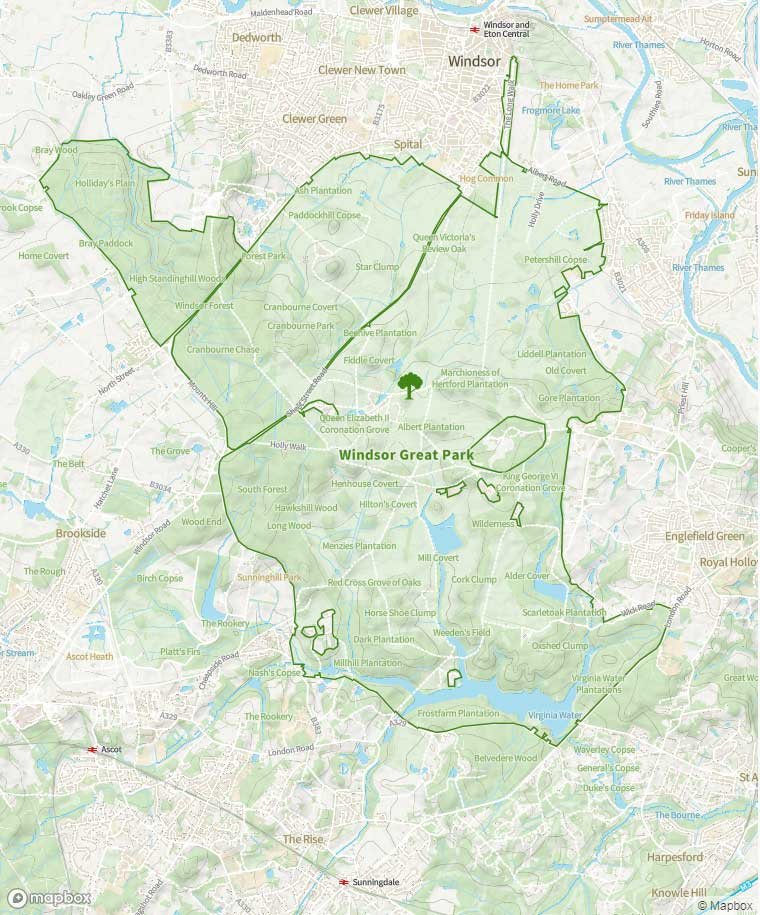 windsor great park map Ordnance Survey On Twitter Countdown To The 10 Largest Parks In windsor great park map