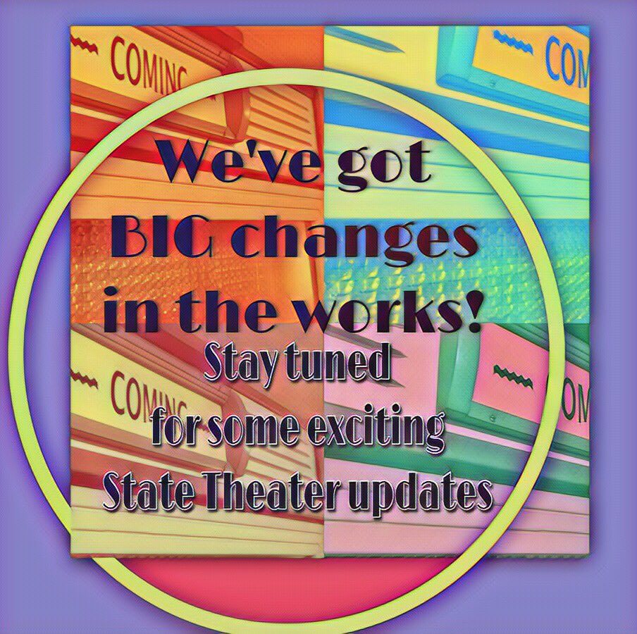 Keep your eyes peeled for some exciting new things from #TheState!