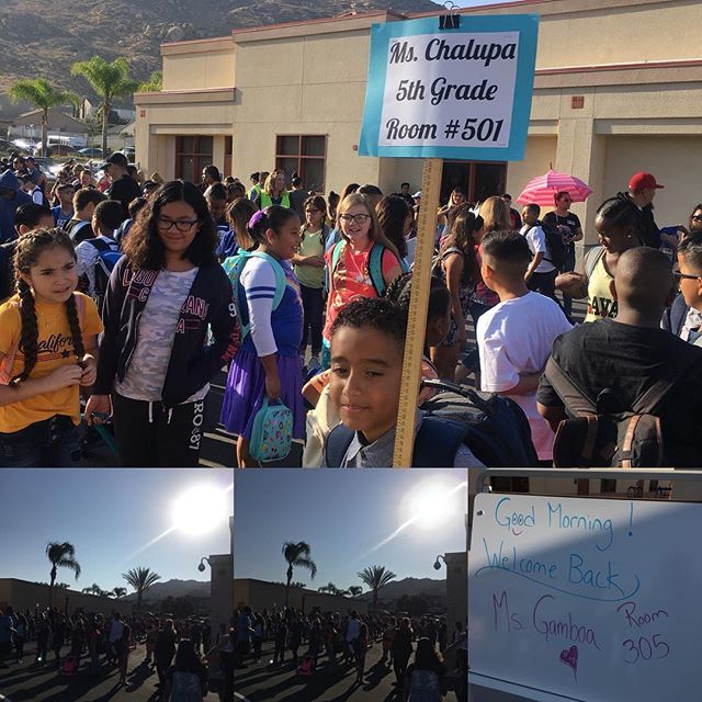 lasselleVVUSD's tweet photo. First day Success! #vvusdfirstdayofschool18 https://t.co/qRXNeh1oPO https://t.co/m1NB0LtESW