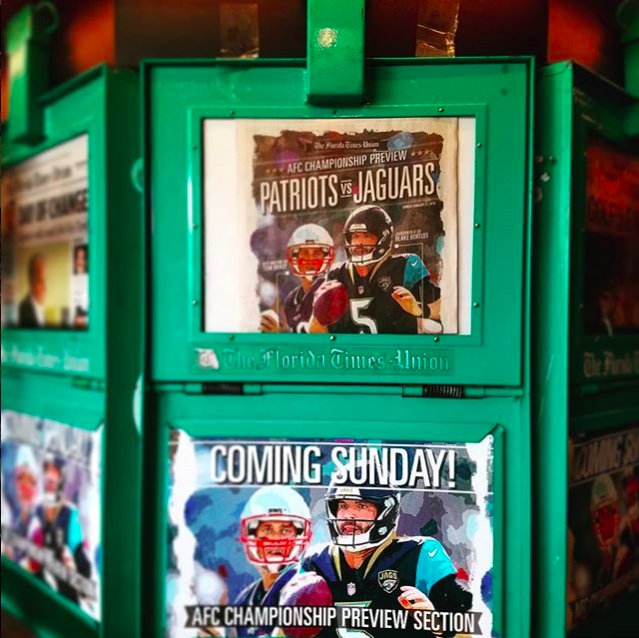 The countdown is on! Only 25 days until the exciting start of the <a href="/Jaguars/">Jacksonville Jaguars</a> football season. Catch the play-by-play at <a href="/boldcitybrewery/">Bold City Brewery</a> downtown and enjoy some local brews. #TheElbowJax #DTJax #DTWD  📸 <a href="/WillFnFrazier/">Will  Frazier</a>