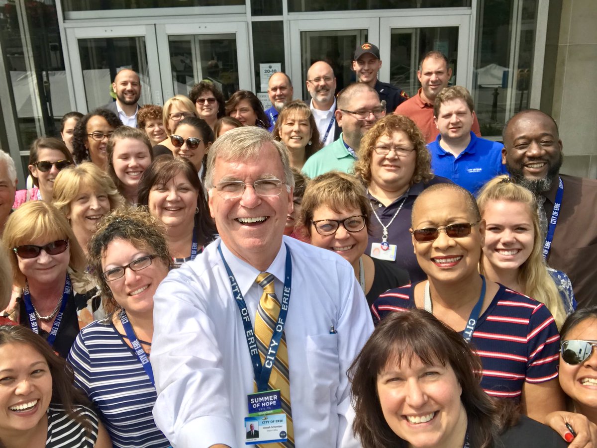 City of Erie, Pennsylvania (@cityoferiepa) on Twitter photo Mayor <a href="/JosephSchember/">Joe Schember</a> used a selfie stick today for #CityHallSelfie day! @CityHallSelfie <a href="/ELGL50/">ELGL: Engaging Local Government Leaders</a> Mayor <a href="/JosephSchember/">Joe Schember</a> used a selfie stick today for #CityHallSelfie day! @CityHallSelfie <a href="/ELGL50/">ELGL: Engaging Local Government Leaders</a>