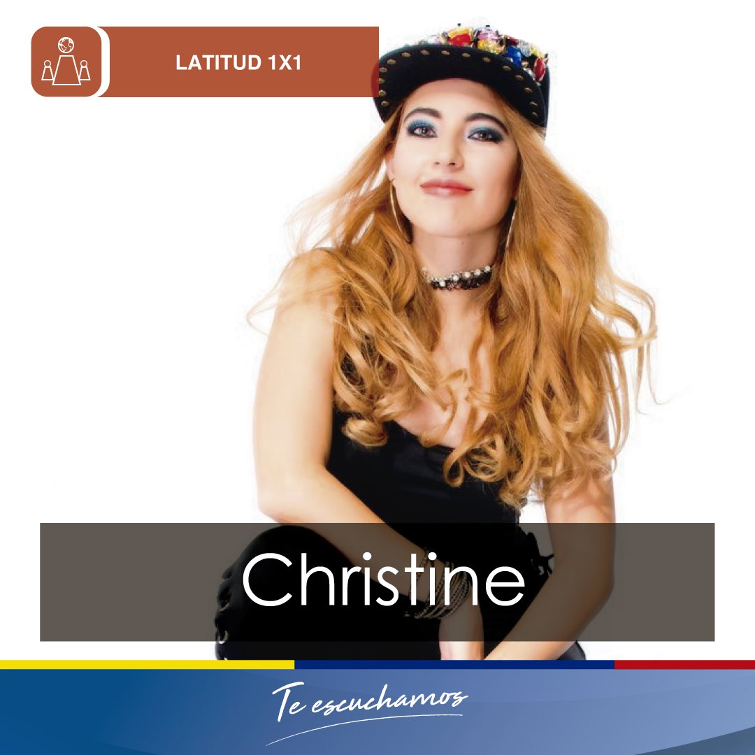PlataformasEC's tweet photo. 7 DÍAS 7 ARTISTAS | @christinemusic7, artista de la Plataforma #Latitud1x1EC.

Conoce su trabajo musical aquí➡ https://t.co/tPseoNpsKD https://t.co/Gb2kZkJUOl