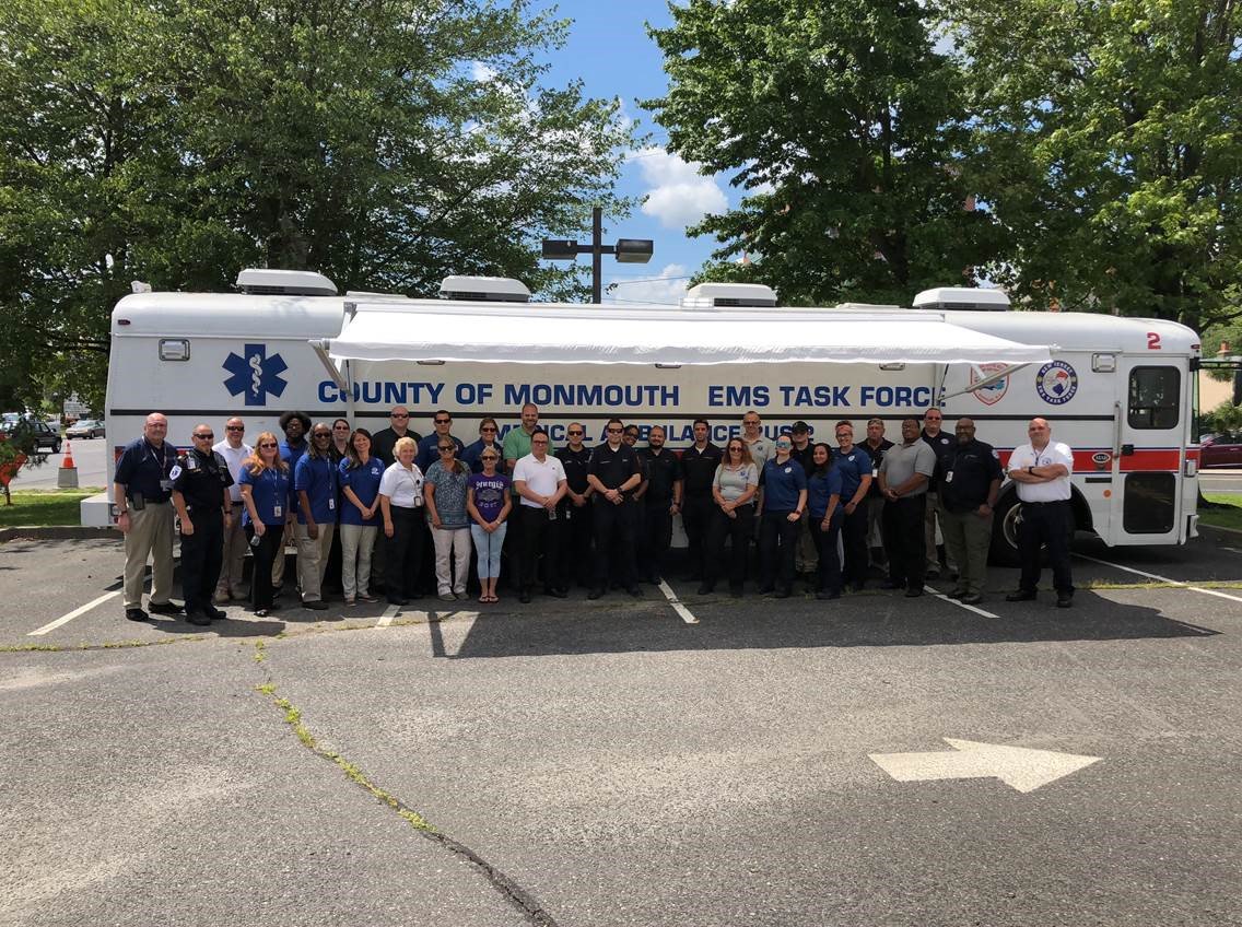 NJDeptofHealth's tweet photo. At #NJEMSTF headquarters in Neptune, Task Force leadership conducted an orientation program yesterday for 30 new members! 

The all-day event included an overview of programs, policies and procedures &amp; a demonstration of various assets.

Welcome! https://t.co/WEwCeAk5Eb