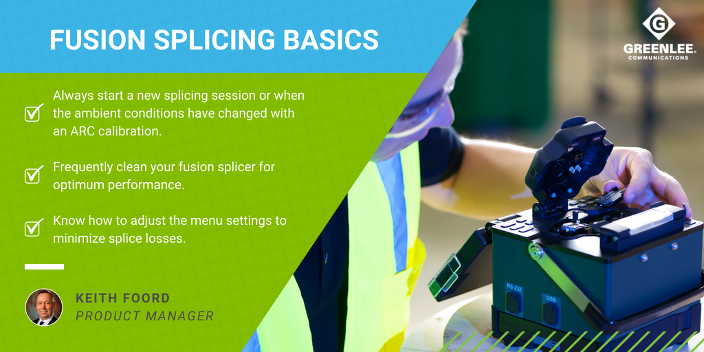 GreenleeComms's tweet photo. #ISEEXPO2018 attendees! Did you miss our seminar on fusion splicing basics? We've got you covered. These tips will help you achieve a successful splice every time! #GreenleeComms #fiberTOOLS #Fiber #TestEquipment #FusionSplicing https://t.co/O9BgtGUWNB