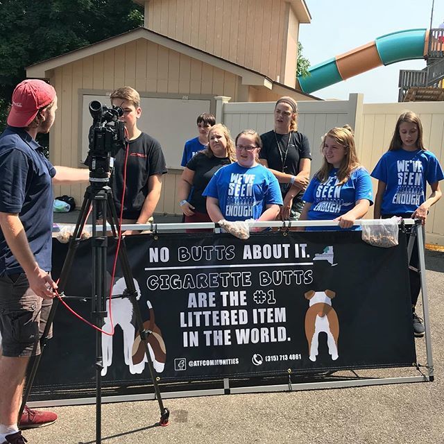 RealityCheckGLO's tweet image. Being interviewed about the cigarette butt pick up! #seenenoughatseabreeze #seenenoughtobacco #realitycheck ift.tt/2PdaH1a