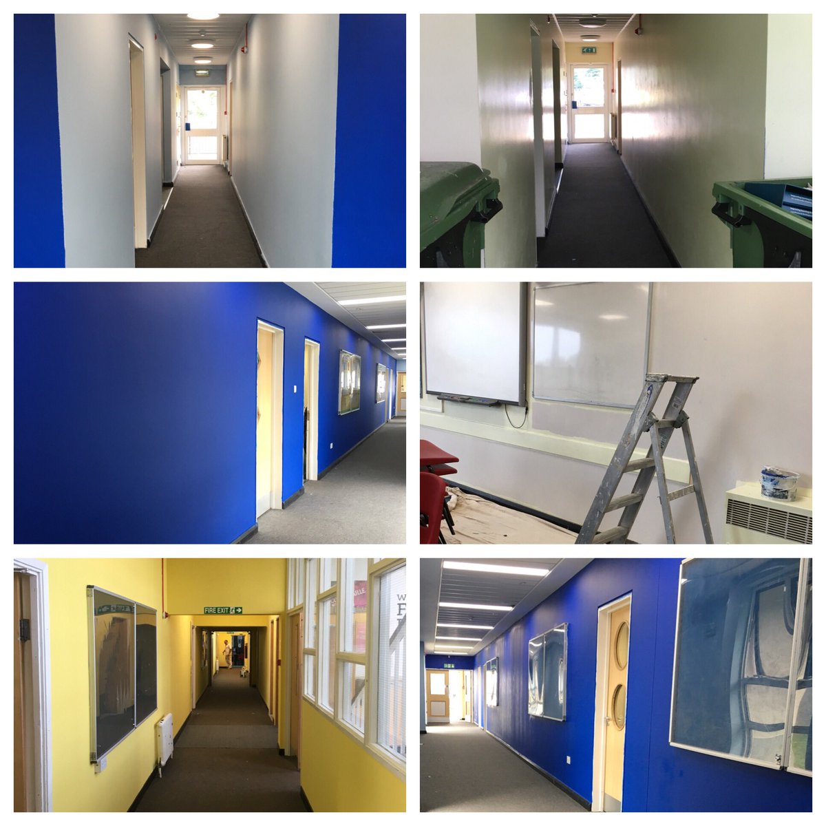<a href="/adventurelat/">Adventure Learning Academies</a> @FoweyAcademy Our new Year 7 space is really taking shape. Inspiration by <a href="/YSL/">SAINT LAURENT</a> &amp; our view. Old and new look in top pics. New maths corridor looking brighter than ever. Next - classes! Predict those colours? #creativeleadership #justsayyes #possibilitesareendless