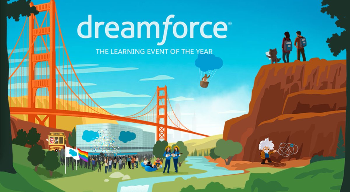 Are you heading to <a href="/dreamforce/">Dreamforce</a> this September? Let us know your plans so we can add you to our list of #Pledge1 member activities to check out. We'd also love to work with you on integrating giving back into your activities for the week! #DF18 #RoadtoDreamforce