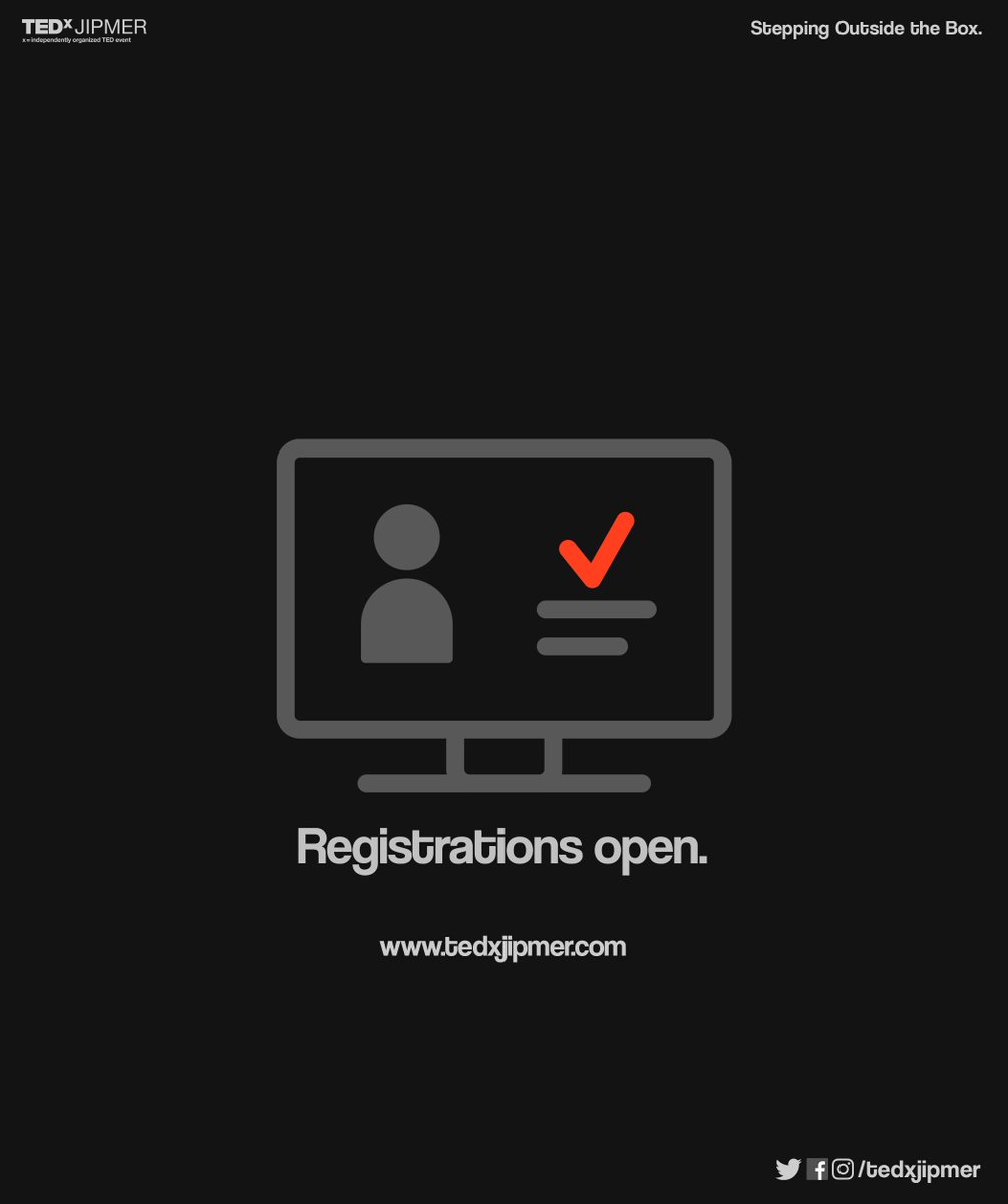 TJipmer's tweet photo. Registrations are now OPEN! Register now at https://t.co/OWISYr0GoL
Applications will be reviewed in the order of us receiving them, so do register early to increase the chances of your application being selected! 

Direct link to registration site - https://t.co/GoFtPWGATU https://t.co/gin7ow3Lak