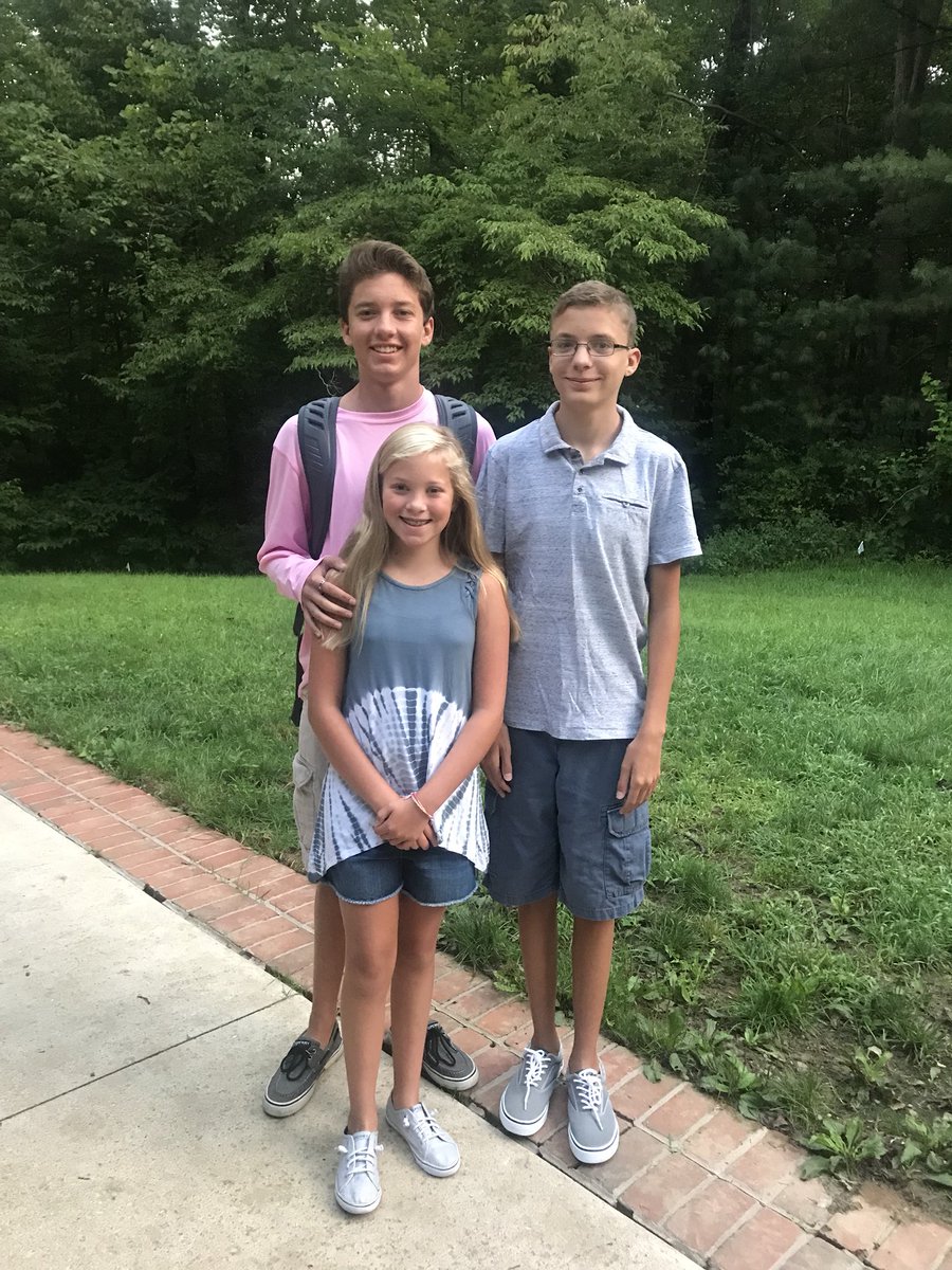 Happy 2018-2019 school year to our 11th, 8th and 5th grader! #InspireAndGuide #EaglePride #BWLSD