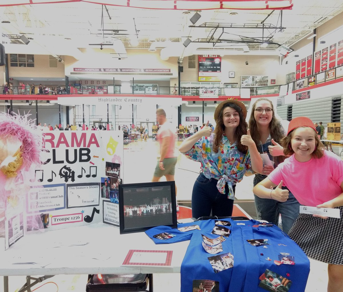 Come visit the drama club booth at the activity fair!