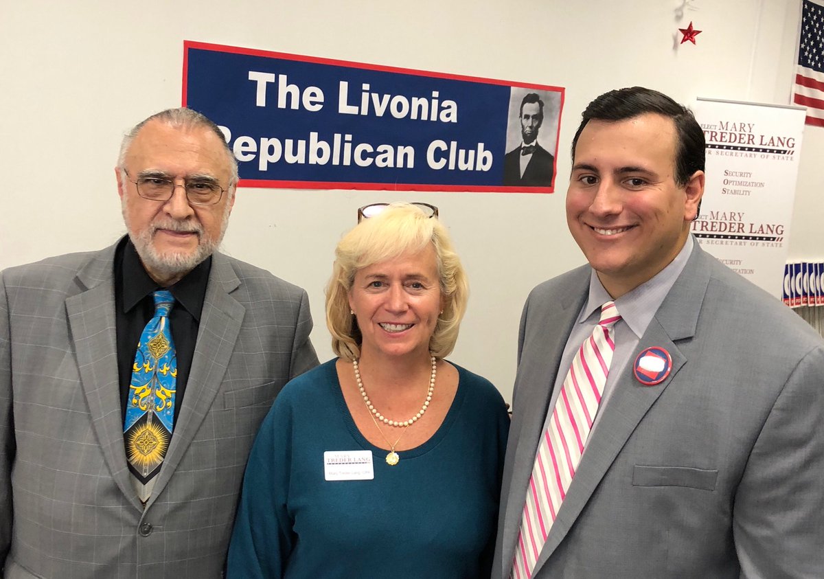MTLforSOS's tweet photo. It was good to hear from featured speaker Ed Haroutunian at last evening’s Summer Night Forum. Thank you the @LivoniaGOP for hosting the event and allowing me a few moments to speak about my campaign for Secretary of State! #MTLforSOS #MISOS https://t.co/eUrgItuUn2