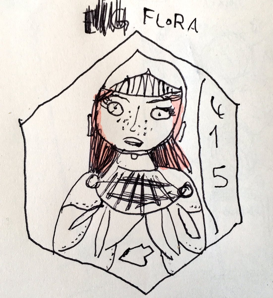 pigsell's tweet photo. Yessss! New @tinytouchtales game in the making! Already a fanart from my niece Flora (7 y) #hexcrawl #tinytouchtales #mexer #arnoldrauers #gamedesign #gamedev #maxfiedler https://t.co/XbQsQSY9iC