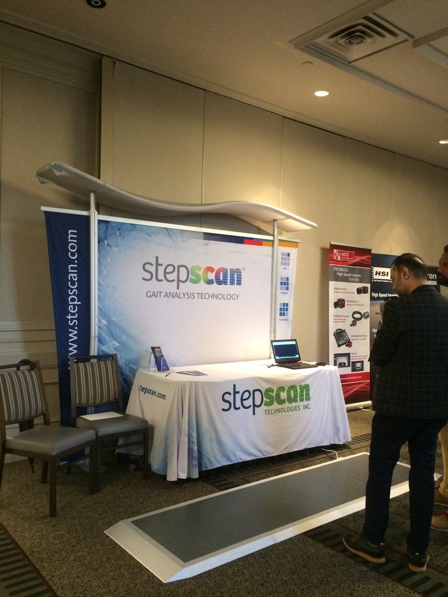 Stepscan's tweet photo. #CSB2018 Come talk to us about your research and discover what Stepscan can offer #halifax #biomechanics #humanlocomotion https://t.co/RVNbKDH86W