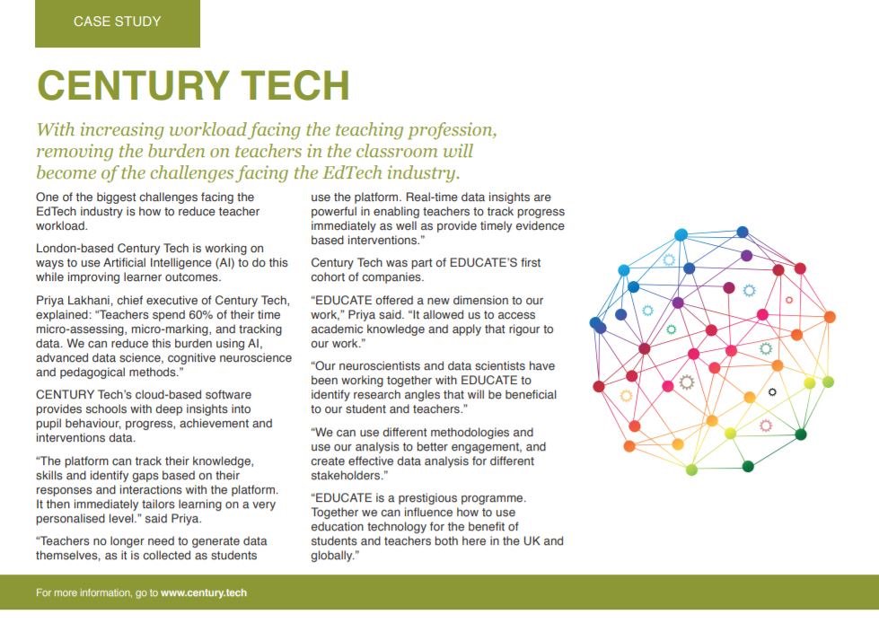 startuplabsorg's tweet photo. THE #EdWardians cont...
#EDUCATETech @ThisIsCentury achieved the #EdWards2018 #EvidenceApplied mark - recognising the application of evidence-based research in their products & services.
🔻https://t.co/vnVALdmCqq #personalized #AI #Data
#Research4EdTech 🎓 https://t.co/G7j5b1UB2C