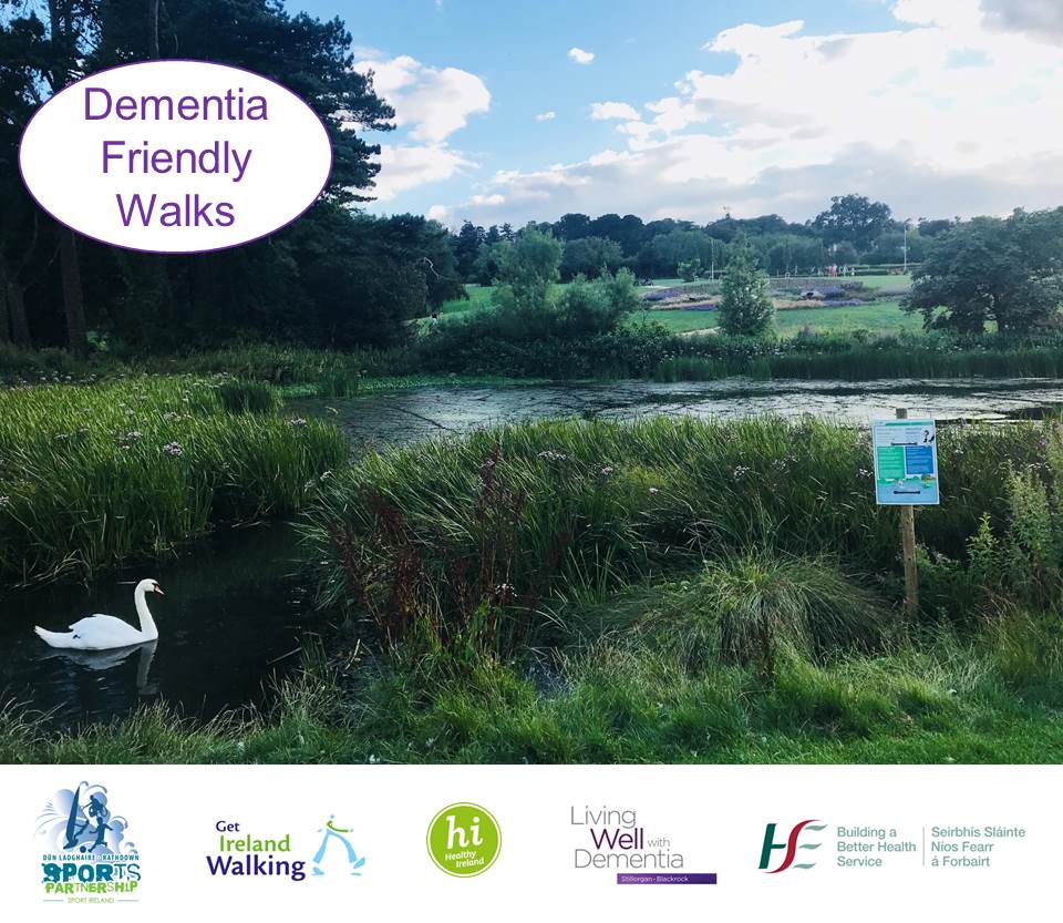 It's another lovely day for a walk in the park. Join us at 6:25pm in #Cabinteely Park this evening (Wed) for our #dementia friendly walk. For info call or text Michelle at 0871232021 #LivingWellwithDementia #GoWalking